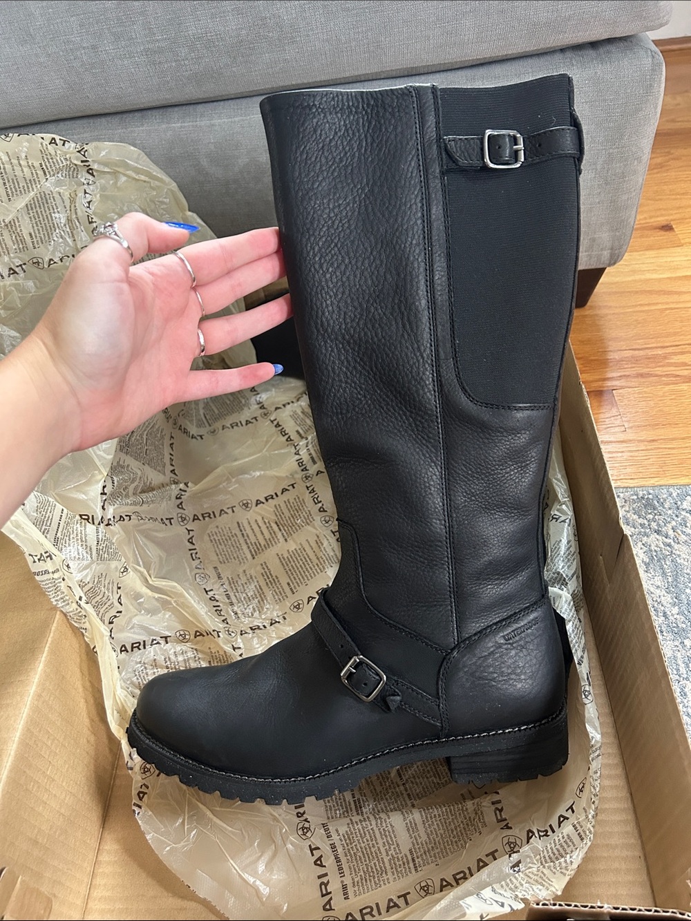 Ariat Waterproof Stanton Women’s Tall Boots - Black - Size 9